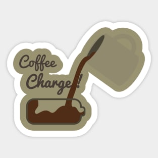 Coffee Charge Sticker
